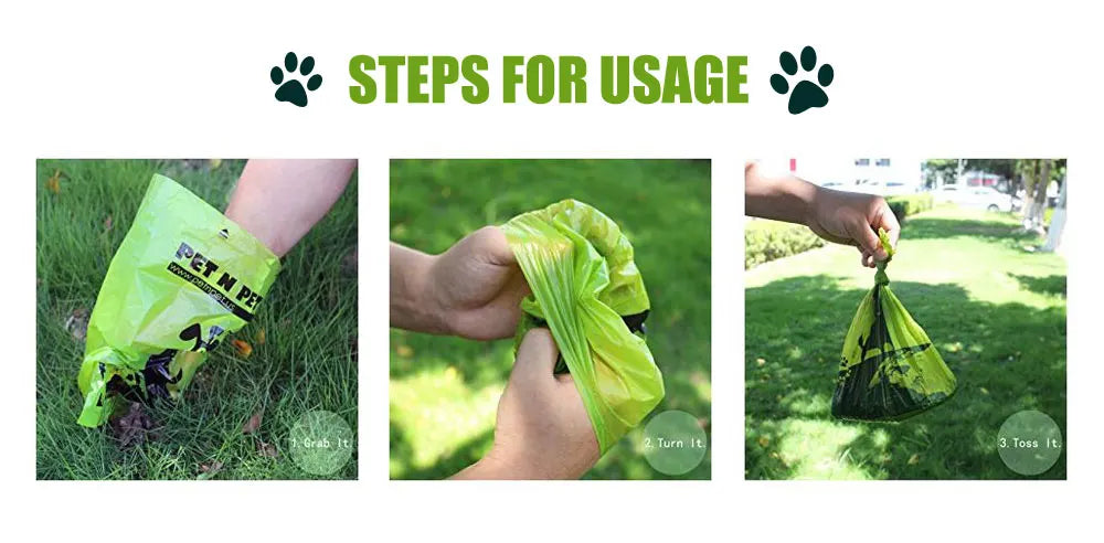 Pet N Pet Biodegradable Dog Poop Bags Earth-Friendly Firm 720/270 Counts 3 Colors Lavender Scented Garbage Bag for Dog Product