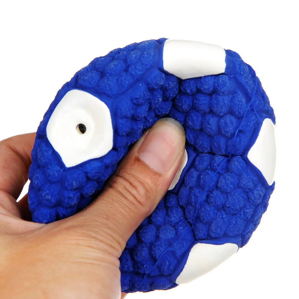 HOOPET Pet Dog Toy Balls Squeak Puppy Toys Interesting Tennis Football Tooth Cleaning Toys for Dogs