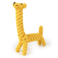 1pc Pet Dog Toys Cartoon Animal Dog Chew Toys Durable Braided Bite Resistant Puppy Molar Cleaning Teeth Cotton Rope Toy