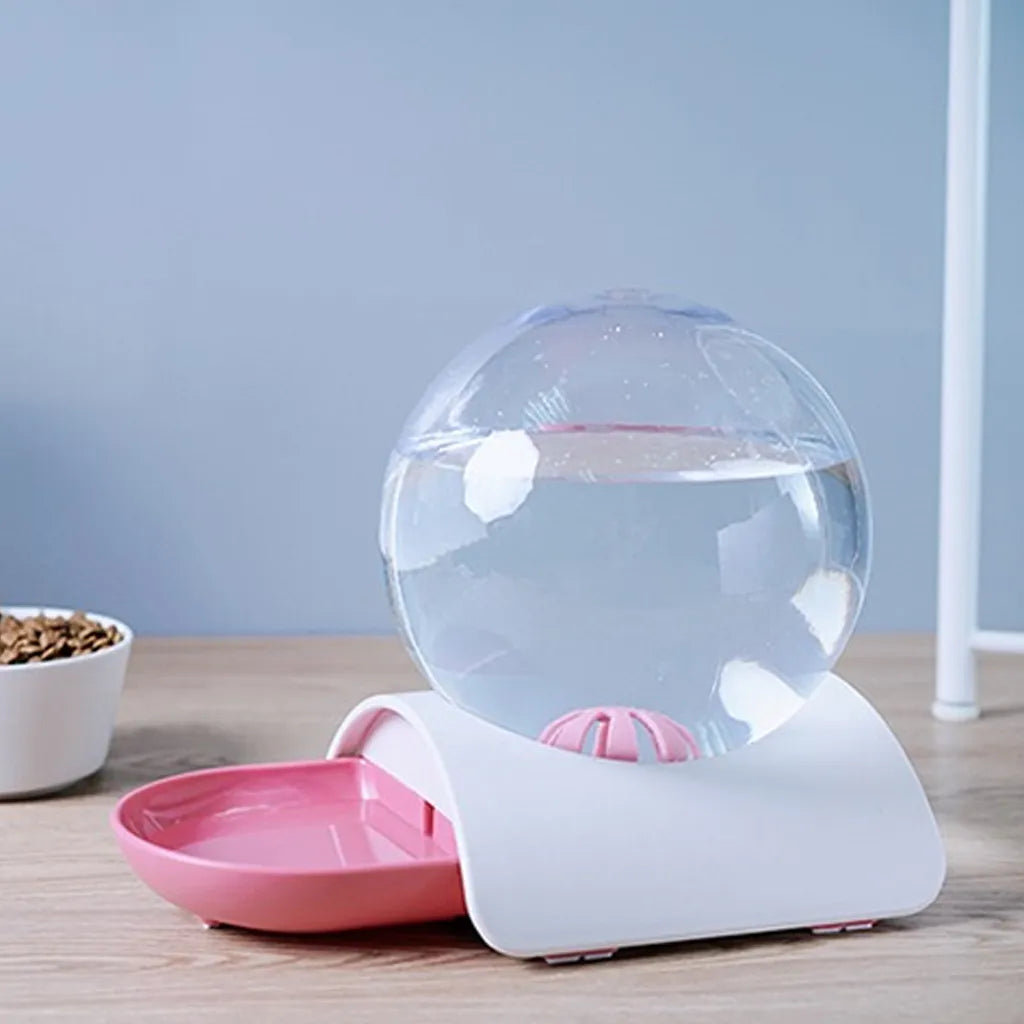 2.8L Pet Cat Bubble Automatic Water Feeder Fountain For Pets Water Dispenser Large Drinking Bowl Cat Drink No Electricity NEW