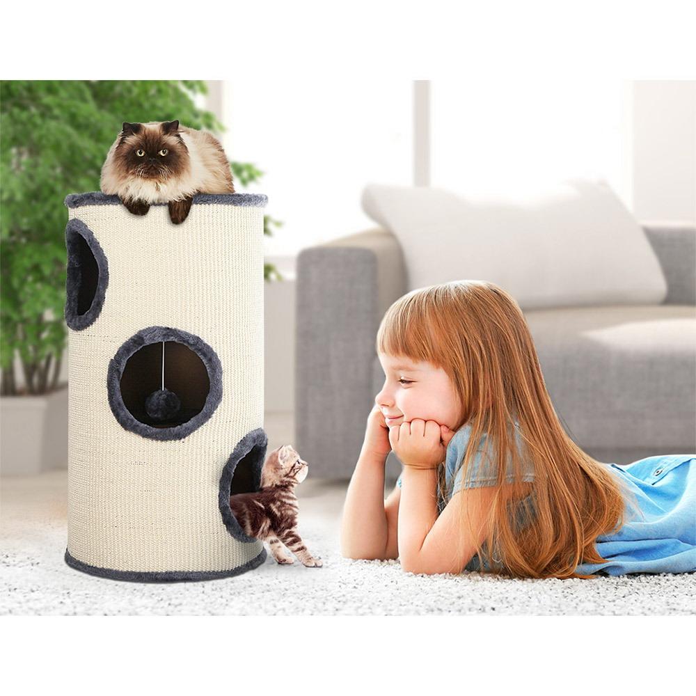 i.Pet Cat Tree 70cm Trees Scratching Post Scratcher Tower Condo House - Go Bagheera