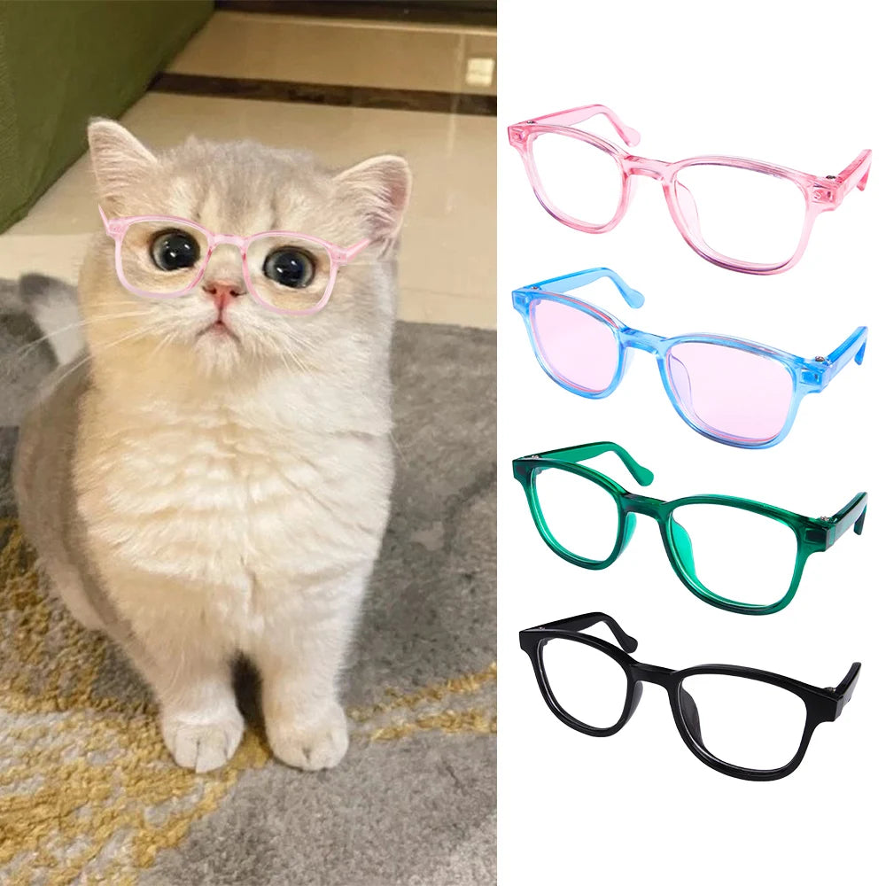 1PCS New Cool Dog Cat Glasses Color Sun Protection Windproof Personality Cat Sunglasses Wholesale Pet Grooming Accessories