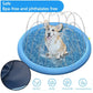 100-200cm Summer Pet Swimming Pool Inflatable Spray Mat Outdoor Dog Interactive Fountain Toys Pet Toys