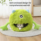 New Product Pet Bed Winter Warm Cat's Nest Plush Monster Pet Villa Detachable Washable Semi Enclosed Cats Den Cartoon Pets House