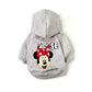 Disney Mickey Mouse Dog Hoodie Pet Cartoon Mickey Minnie Jacket Fall Winter Outdoor Clothes Small And Medium-sized Dog Sweater