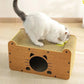 Cat Scratch Board Cat Nest Integrated Wear Resistant Dust Vertical Double-Decker Sofa Four Seasons Corrugated Paper Cat House