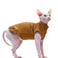 Hairless Cat Clothes Breathable Cotton Summer Thin Cat Vest for Sphynx,Devon Rex ,Cornish, Small Cats and Dogs