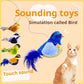 Pet cat toy simulation call bird sound plush toy cat self-hilarity relief artifact hanging automatic teasing cat