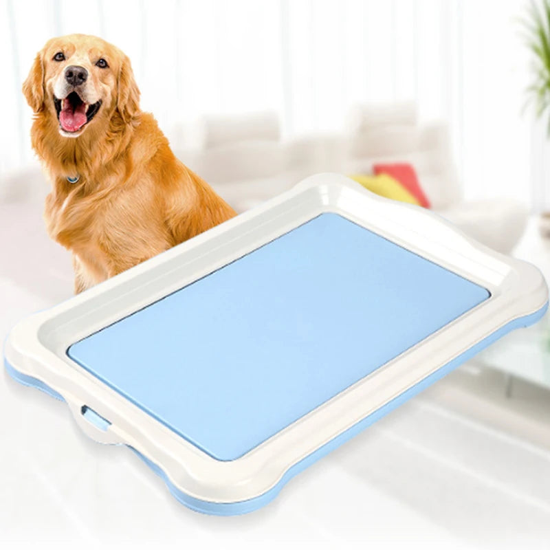 Portable Removable Dog Training Toilet Tray Indoor Puppy Cat Litter Box Pet Protect Floor Pad Pottys Dog Stuff Supplies  Puppy