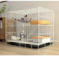 Indoor large foldable cat cage, cat house steel wire dog cages
