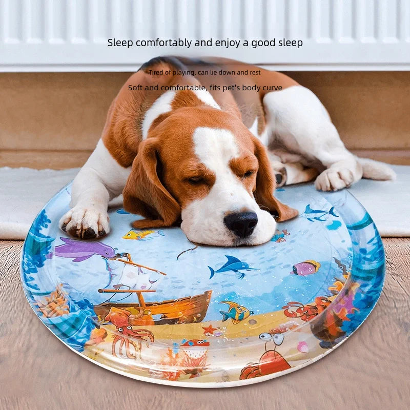 Summer Cooling Pet Water Bed Cushion Ice Pad Dog Sleeping Square Mat for Puppy Dogs Cats Pet Kennel Top Quality Cool Cold