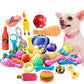 Squeaky Pet Dog Ball Toys for Small Dogs Rubber Chew Puppy Toy Dog Stuff Dogs Toys Pets Supplies