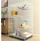 Indoor large foldable cat cage, cat house steel wire dog cages