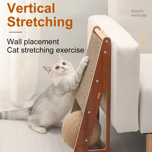 Wood Cat Scrapers Board tower tree Interactive Detachable Claw tower tree Grinding Climbing Training Toy Cats Accessories