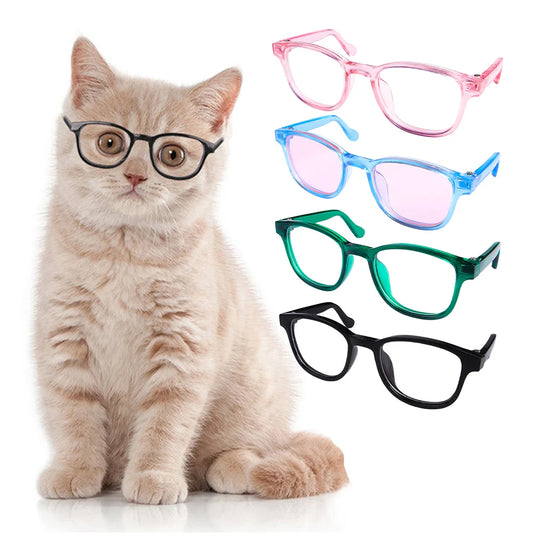 1PCS New Cool Dog Cat Glasses Color Sun Protection Windproof Personality Cat Sunglasses Wholesale Pet Grooming Accessories