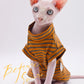 Hairless Cat Clothes Breathable Cotton Summer Thin Cat Vest for Sphynx,Devon Rex ,Cornish, Small Cats and Dogs