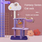 Purple Cat Climbing Frame, Cat Litter Tree Tower, Scratching Board Toy, Jumping Platform, Villa Supplies