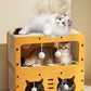 Cat Litter House, All-in-one Cat House Four Seasons Post, Vertical Cat Climbing Frame Toys Lit Pour Chat All-in-One Dropshipping