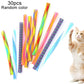 10/30Pcs Cat Spring Toy Stick Freely Folding Spring Shape Multi-Color Cat Bouncing Kitten Toys Cat Interactive Toys Pet Supplies