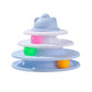 3/4 Levels Pet Cat Tower Cat Toy Tumbler Training Amusement Plate Kitten Tower Tracks Disc Cat Intelligence Pet Toy