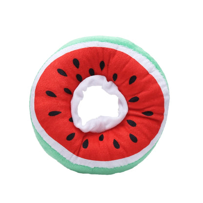 Cat Small Dog Recovery Collar Adjustable Pet Collar Wound Healing Protective Cone Cute Fruit Neck Cone After Surgery
