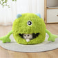 New Product Pet Bed Winter Warm Cat's Nest Plush Monster Pet Villa Detachable Washable Semi Enclosed Cats Den Cartoon Pets House