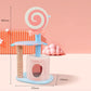 Plush Large Stairs Cat Tower Sofa Scratcher Tree Tunnel Interactive Toy Cat Villa Climbing Accessoire Chat Pet Furniture LJ50CS