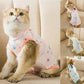 Cat Weaning Sterilization Suit Small Dog Cats Jumpsuit Anti-lick Recovery Clothing After Surgery Cute Print Pet Care Clothes