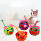 Pet Cat Toys Lovely Stripe Nylon Rope Round Ball Mouse Toy with Bell  Pet Cat Chew Toy Cat Toys Interactive Pet Products