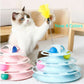 3/4 Levels Pet Cat Tower Cat Toy Tumbler Training Amusement Plate Kitten Tower Tracks Disc Cat Intelligence Pet Toy