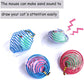 Cat Toy Balls Funny Stretchable Kitten Springs Toys Interactive Caged Rats Rolling Cat Balls Random Color Cat Accessories Pet