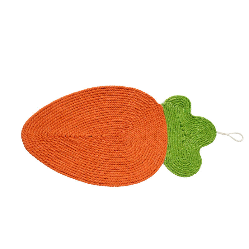 Cat Supplies Watermelon Cat Linen Mat Cat Daily Necessities Sisal Cat Claw Board