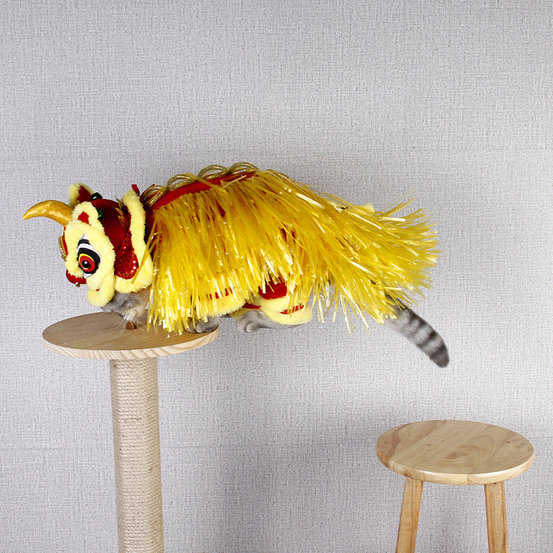 Pet Costume Jizai Pet Supplies Little Lion Clothes