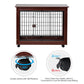 39” Length Furniture Style Pet Dog Crate Cage End Table