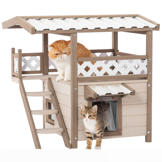 Feral Cat House Outdoor Indoor Kitty Houses