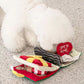 Christmas Cute Cloth Dog Hide Food Book Pet Toys