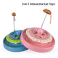 Pet Cat Toys Turntable Spring Mouse Toy Plastic Cat Funny Crazy