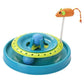 Pet Cat Toys Turntable Spring Mouse Toy Plastic Cat Funny Crazy