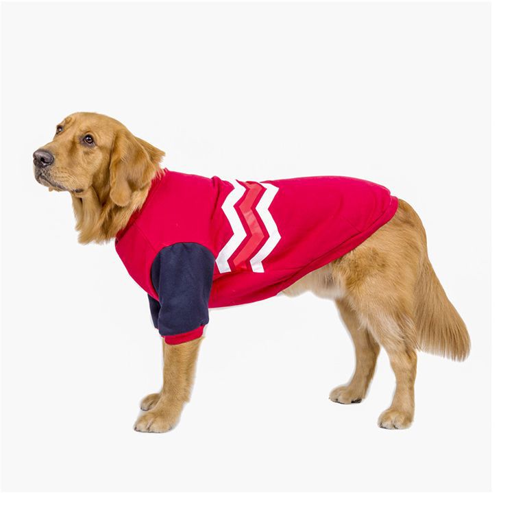 New Pet Clothing Dog Clothes Cotton Big Dog Wave Sweater Pet Supplies Pet Sweater Leisure - Go Bagheera