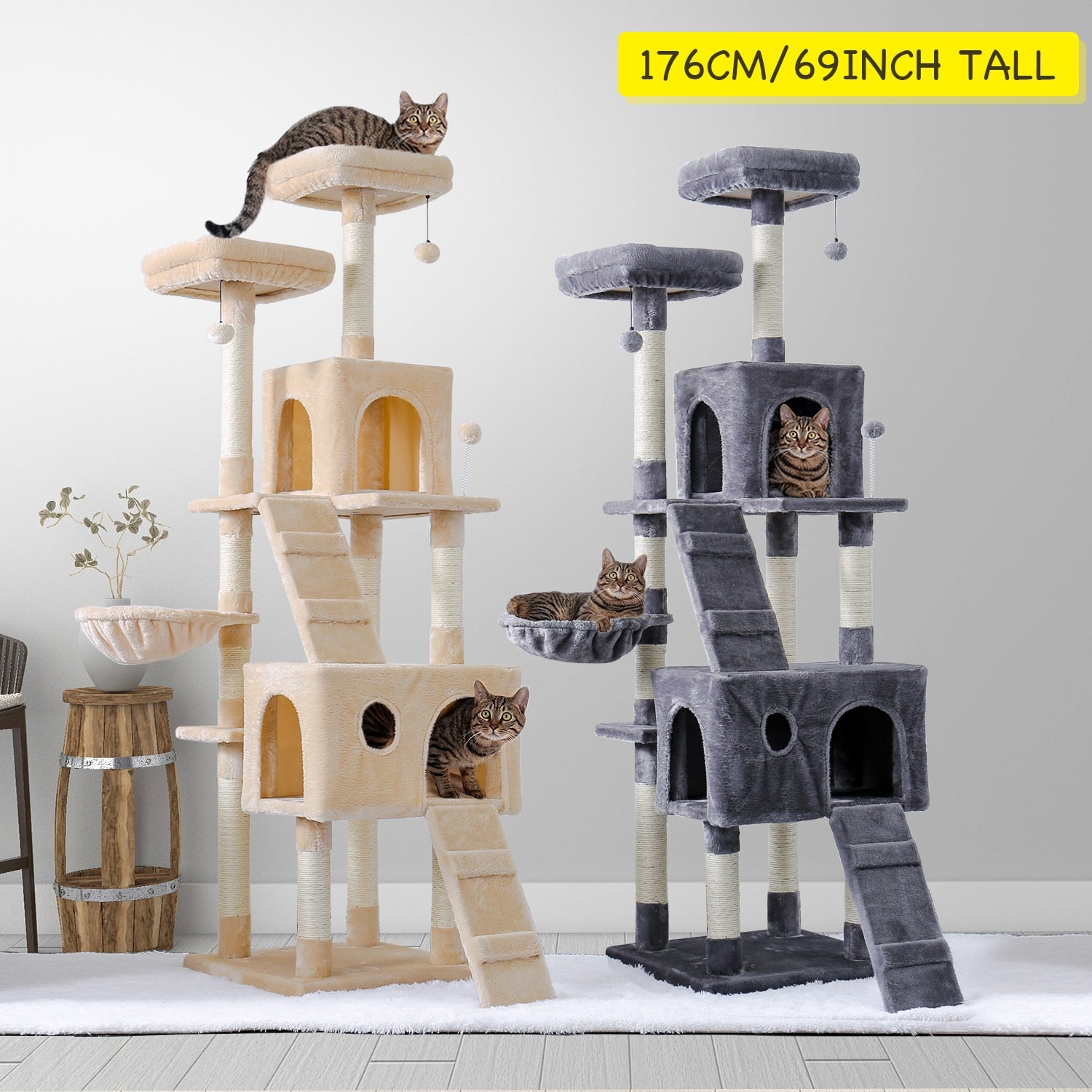 Cat Climbing Toy Scratching Post - Go Bagheera