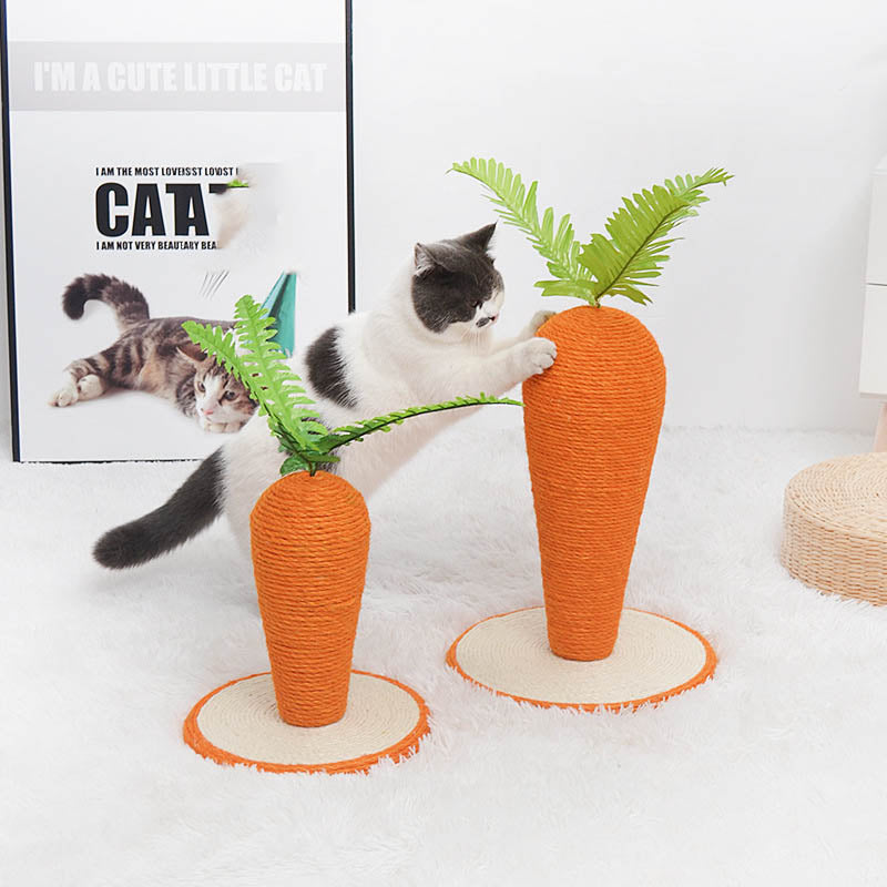 Carrot Two-color Sisal Simulation Pet Supplies - Go Bagheera