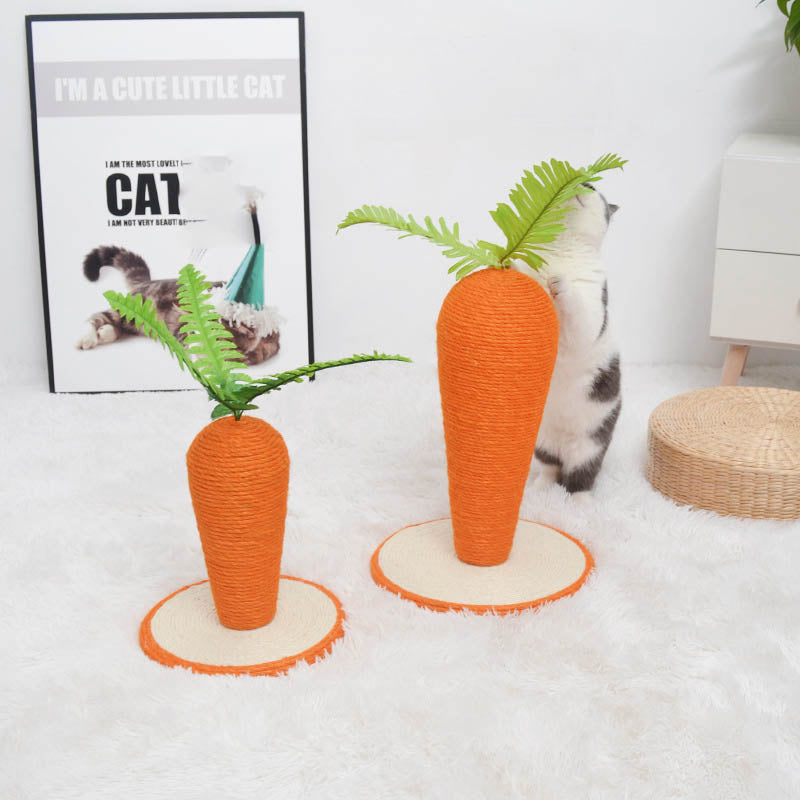 Carrot Two-color Sisal Simulation Pet Supplies - Go Bagheera