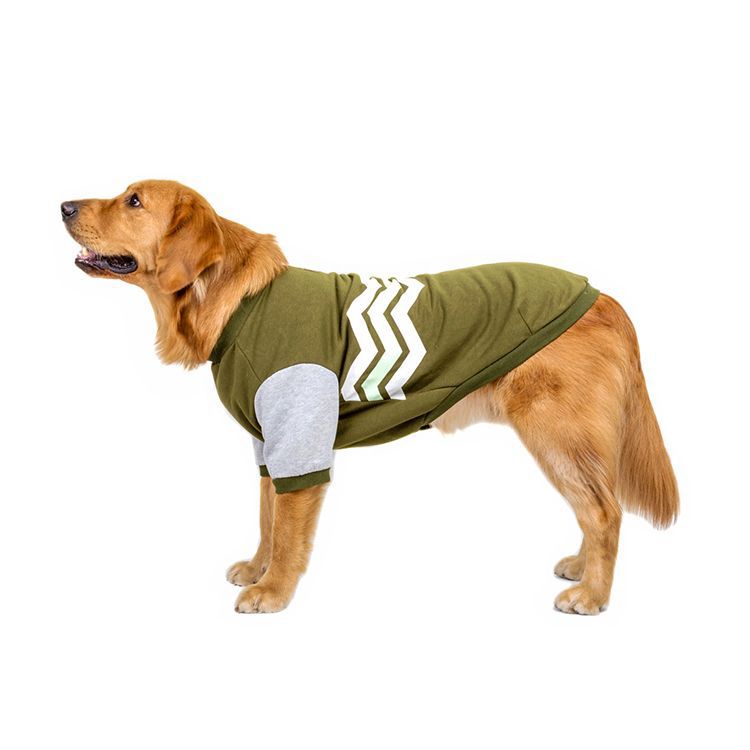 New Pet Clothing Dog Clothes Cotton Big Dog Wave Sweater Pet Supplies Pet Sweater Leisure - Go Bagheera