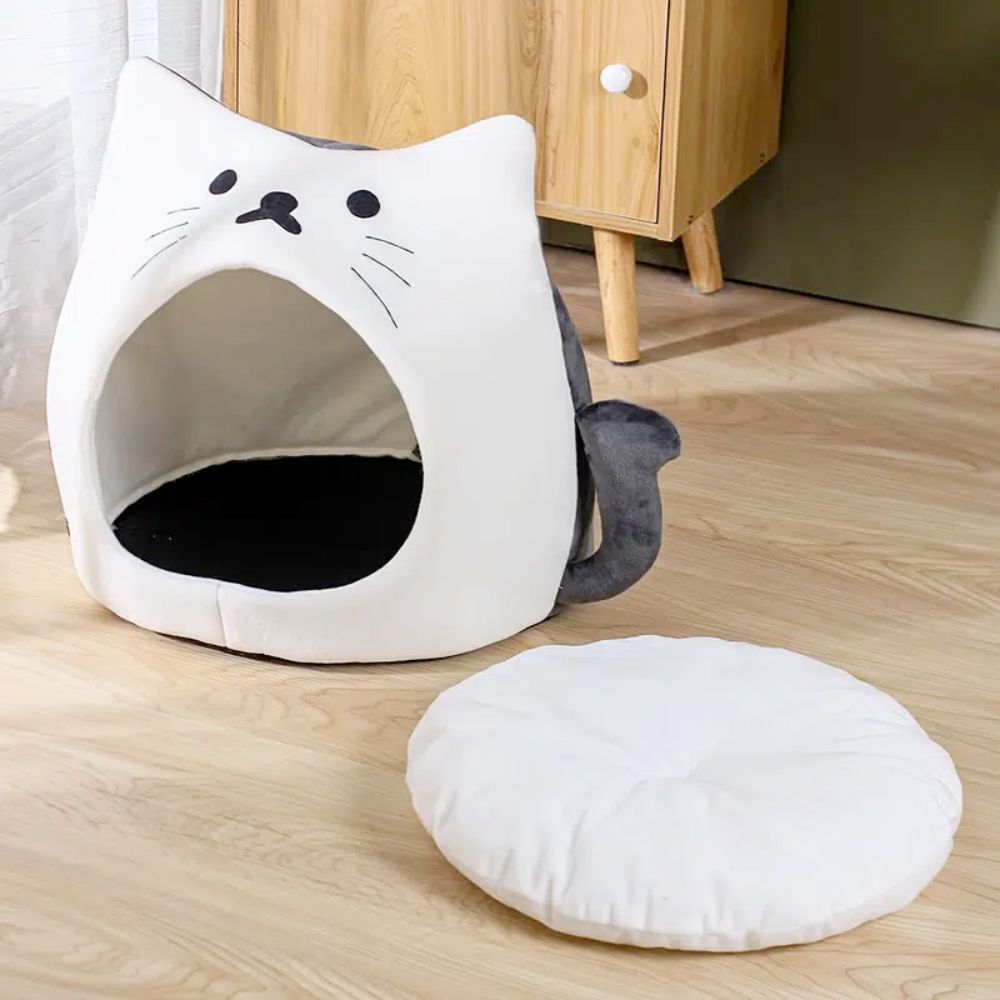 Adorable Cat Shape Pet House - Go Bagheera