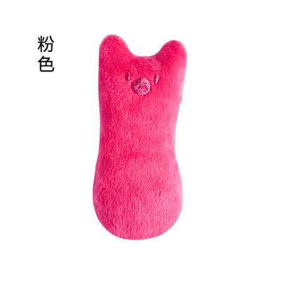 Teeth Grinding Catnip Toys Funny Interactive Plush Cat Toy Pet Kitten Chewing Vocal Toy Claws Thumb Bite Cat mint For Cats hot - Go Bagheera