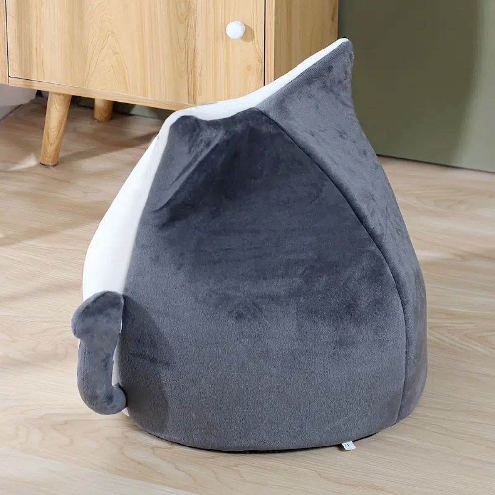 Adorable Cat Shape Pet House - Go Bagheera