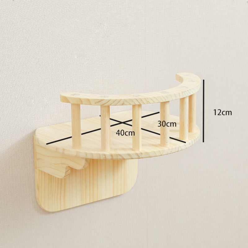 Solid Wood Cat Climbing Cat Wall - Go Bagheera