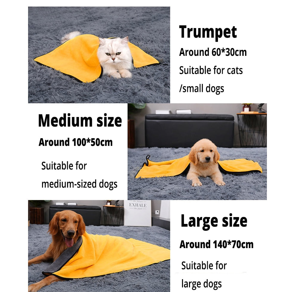 Pet Bath Towels - Go Bagheera