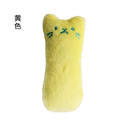 Teeth Grinding Catnip Toys Funny Interactive Plush Cat Toy Pet Kitten Chewing Vocal Toy Claws Thumb Bite Cat mint For Cats hot - Go Bagheera