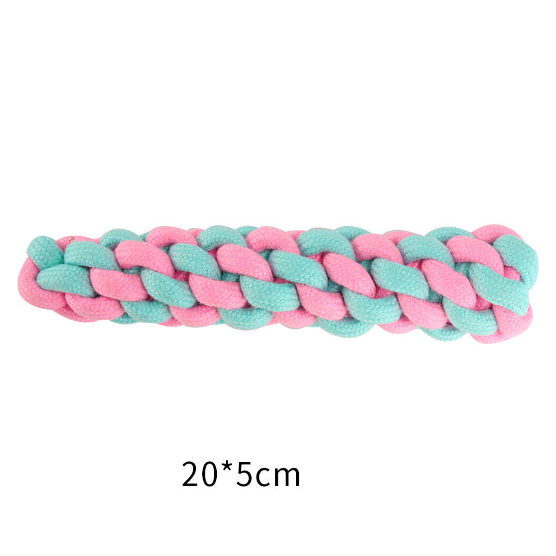 Pet Cotton Knot Toys Combination Biting Molar Dog Toys Pet Toys - Go Bagheera